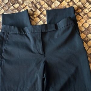 White House Black Market Slim Leg Black Trousers